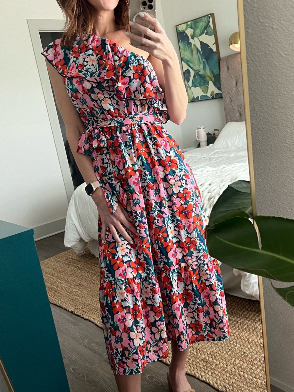 Floral Off-Shoulder Midi/Maxi Dress